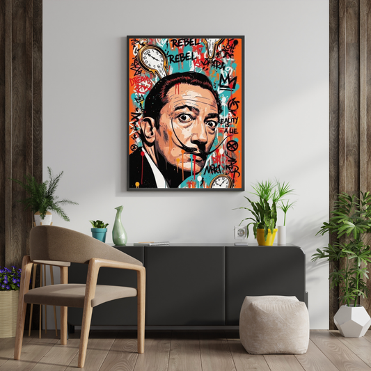 Surreal Rebel – Graffiti Portrait Art Wall Poster | Chilekotha