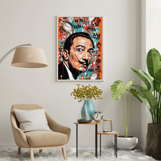 Surreal Rebel – Graffiti Portrait Art Wall Poster | Chilekotha