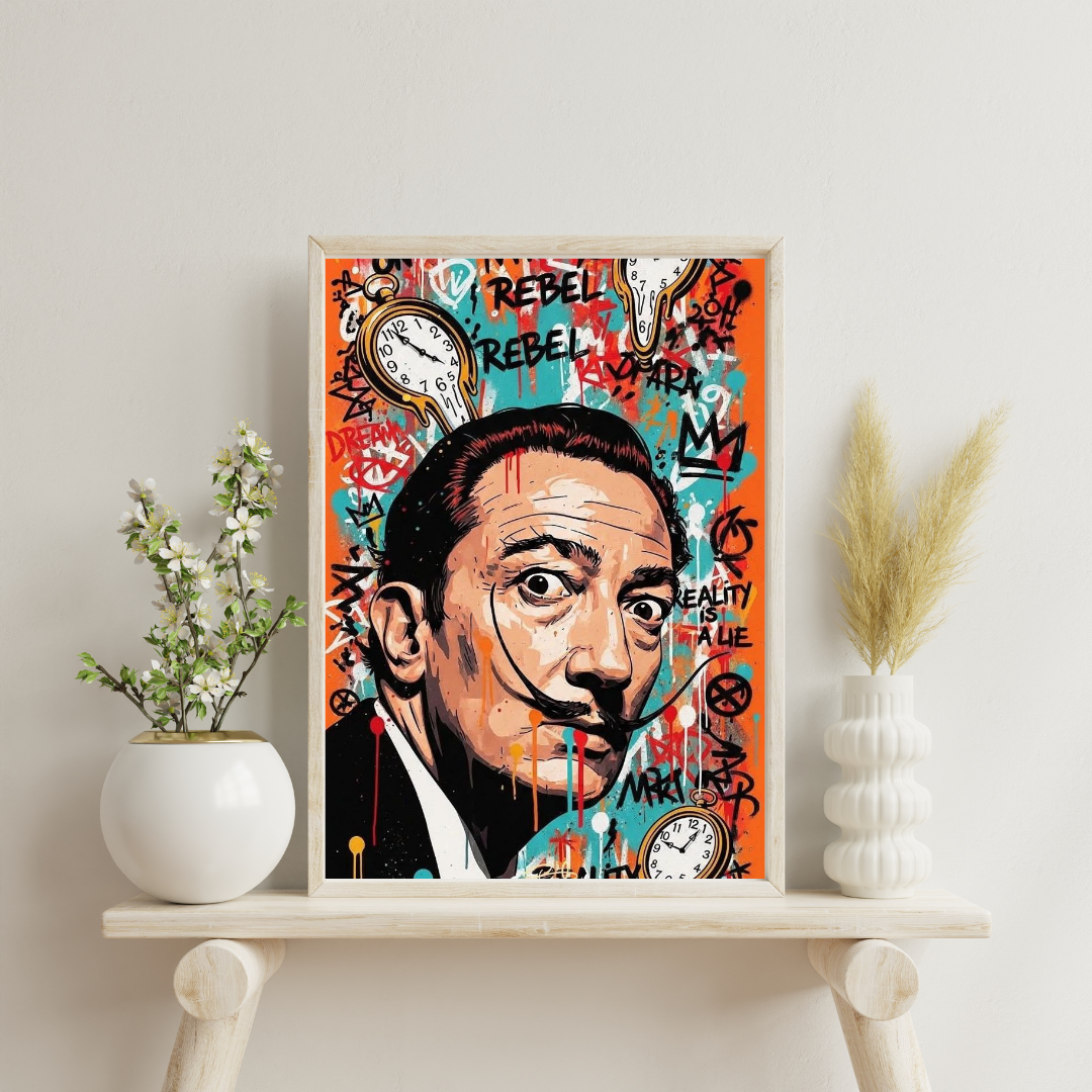 Surreal Rebel – Graffiti Portrait Art Wall Poster | Chilekotha