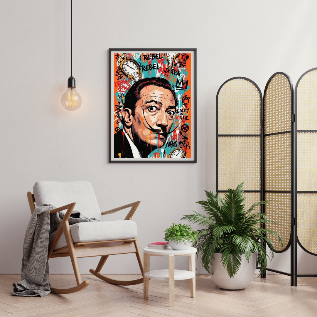 Surreal Rebel – Graffiti Portrait Art Wall Poster | Chilekotha