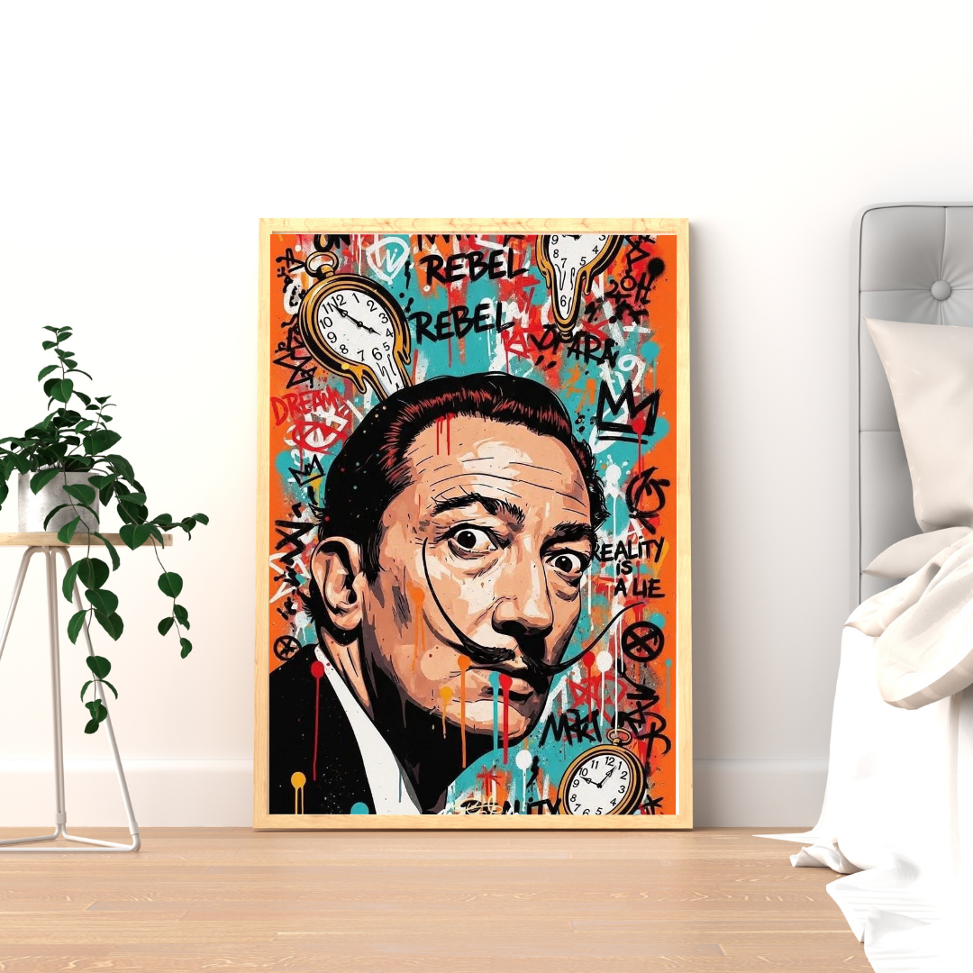 Surreal Rebel – Graffiti Portrait Art Wall Poster | Chilekotha