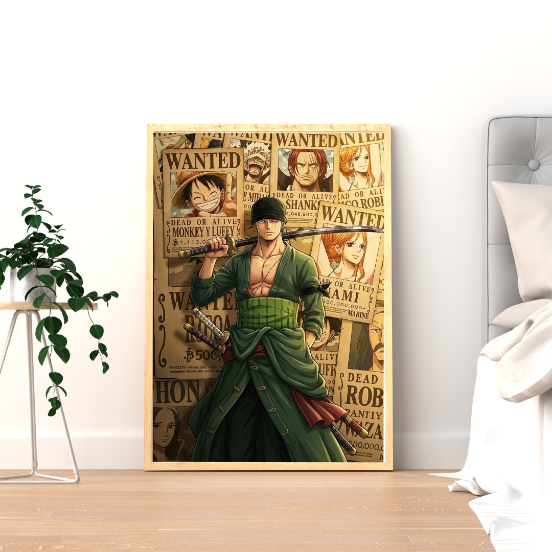 Blade of the Bounty Seas – Anime Pirate Warrior Wall Poster